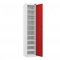 Laptop Locker - 1 Door - 10 Compartment - Non-Charging - Sloped Top - H1950 x W380 x D450mm