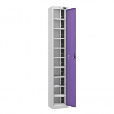 1 Door 10 Compartment Tablet Charging Locker