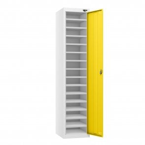 Laptop Locker - 1 Door - 15 Compartment - Non-Charging - Flat Top - H1800 x W380 x D450mm