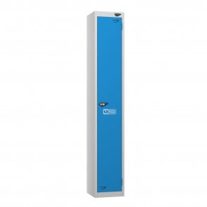 1 Door PPE Locker - Flat Top - Steel Locker - H1800 x W300 x D450mm
