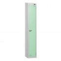 1 Tier - Sloped Top - Steel Locker - H1950 x W300 x D300mm