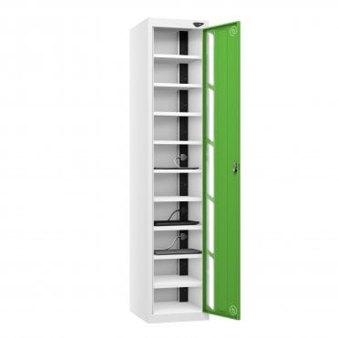 1 Vision Door 10 Compartment Laptop Charging Locker