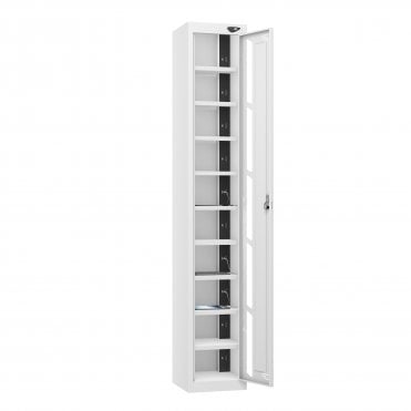 1 Vision Door 10 Compartment Tablet Charging Locker