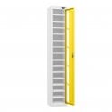 Tablet Locker - 1 Vision Door - 15 Compartment - Non-Charging - Sloped Top - H1950 x W300 x D300mm