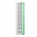 Tablet Locker - 1 Vision Door - 8 Compartment - Non-Charging - Sloped Top - H1950 x W300 x D300mm