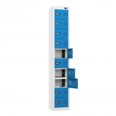 10 Door 10 Compartment Tablet Charging Locker
