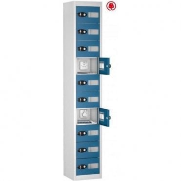 10 Door Tablet Store & Charge Locker with Vision Doors