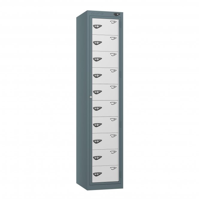 10 Tier Garment Locker - Steel Locker