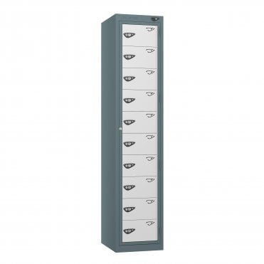 10 Tier Garment Locker - Steel Locker