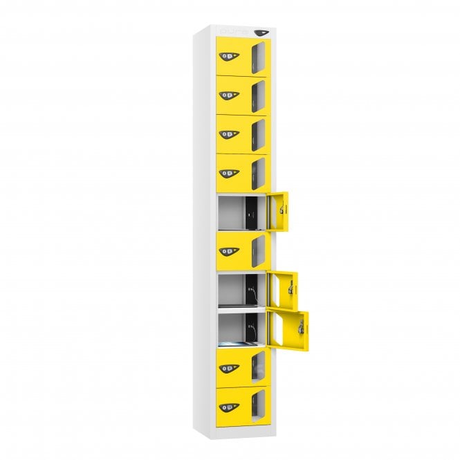 10 Vision Door 10 Compartment Tablet Charging Locker