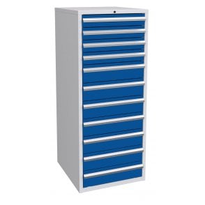 Euroslide 11 Drawer - 4x100mm, 7x150mm - H.1500 W.600 D.650