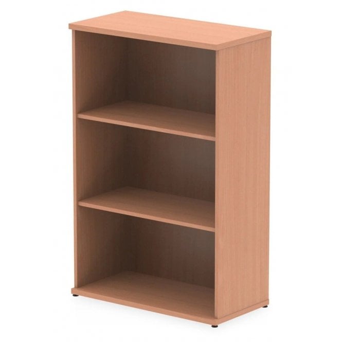 1200 Bookcase - 3 Adjustable Shelves - 1200H x 400D x 800W - Beech