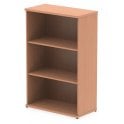 1200 Bookcase - 3 Adjustable Shelves - 1200H x 400D x 800W - Beech