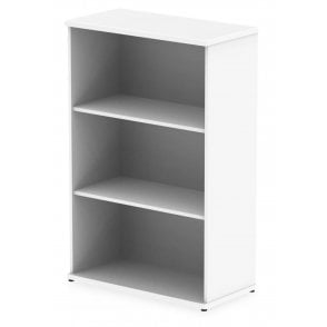 1200 Bookcase - 3 Adjustable Shelves - 1200H x 400D x 800W - White