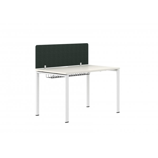 1400 Single Person Single Bench - 1400W x 750D x 740H - White