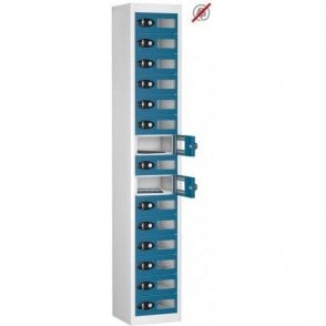 15 Door Tablet Storage Only Locker with Vision Doors H1780 x W305 x D305mm