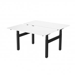 1600 Height Adjustable Desk, Dual Motor Back to Back; 1600W x 750D x 630-1250H