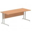 1600 Rectangular Desk - 1600W x 800D x 730H - Beech