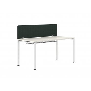 1600 Single Person Single Bench - White