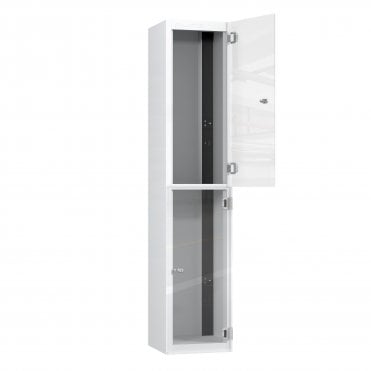 2 Crystal Door Charging Laptop Locker