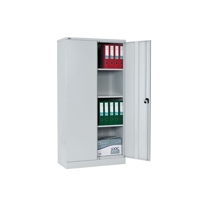 2 Door Cupboard with 3 standard shelves - Grey