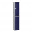 2 Door Extreme Plastic Locker with flat top - Plastic Locker - H.1800mm W.320mm D.450mm