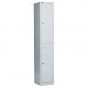 2 Door Locker - 1778H x 305W x 457D - Grey