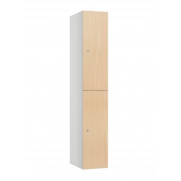2 Door MFC Timber Locker - Steel Locker