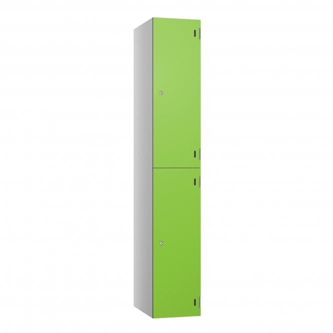 2 Door SGL Laminate Locker with flat top - Steel Locker - H.1800mm W.300mm D.460mm