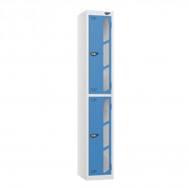 2 Tier Vision Panel Locker - Steel Locker