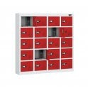 Bespoke Phone Locker - 20 Door - 20 Compartment - Charging - 3 Pin Sockets - Sloped Top - H1050 x W900 x D380mm