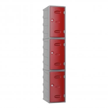 3 Door Extreme Plastic Locker - Plastic Locker