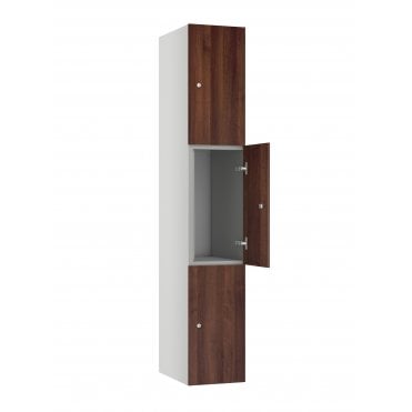 3 Door MFC Timber Locker - Steel Locker