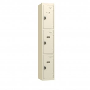 3 Door Retro Locker - Steel Locker - H.1800mm W.300mm D.450mm