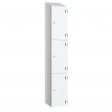 3 Door SGL Laminate Locker with sloping top - Steel Locker - H.1950mm W.300mm D.390mm