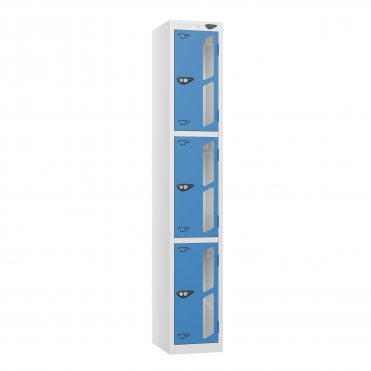 3 Tier Vision Panel Locker - Steel Locker