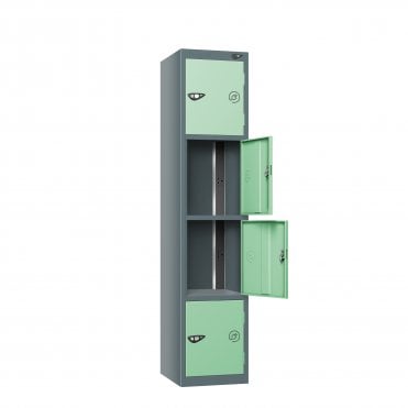 4 Compartment Tool Battery Recharge Locker