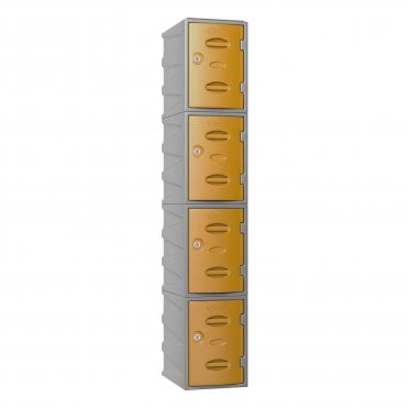4 Door Extreme Plastic Locker - Plastic Locker