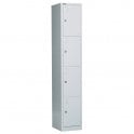 4 Door Locker - 1778H x 305W x 457D - Grey