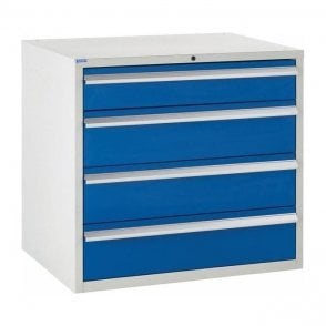 4 Drawer Cabinet - H825 x W900 x D750mm - 1x150mm, 3x200mm