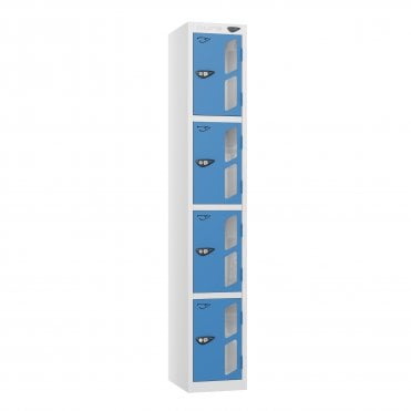 4 Tier Vision Panel Locker - Steel Locker