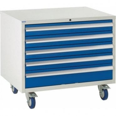 5 Drawer Under Bench Cabinet - 900mm Wide x 780mm High