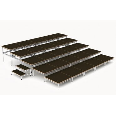 5 Tier Multi Level Modular Stage Package 3.75m x 3.75m