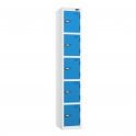 5 Tier - Flat Top - Steel Locker - H1800 x W300 x D300mm