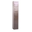 Stainless Steel Locker - 6 Door - H.1800 W.300 D.300
