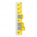 Tablet Locker - 8 Door - 8 Compartment - Non-Charging - Flat Top - H1800 x W300 x D300mm