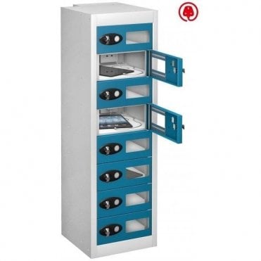8 Door Tablet Store & Charge Locker with Vision Doors