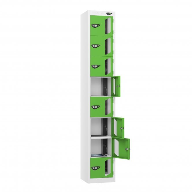 8 Vision Door 8 Compartment Tablet Charging Locker