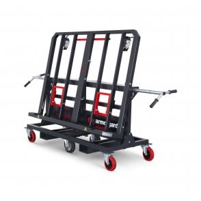Adaptakart – Handle Extended, Trolley Upright W3275xD740xH1562 Handle Retracted, Trolley Horizontal W1990xD740xH1165 – Weight 123kg