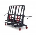Adaptakart – Handle Extended, Trolley Upright W3275xD740xH1562 Handle Retracted, Trolley Horizontal W1990xD740xH1165 – Weight 123kg